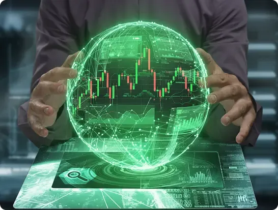 Globe of Charts, representing global network growth and earnings potential in the multi-level affiliate program